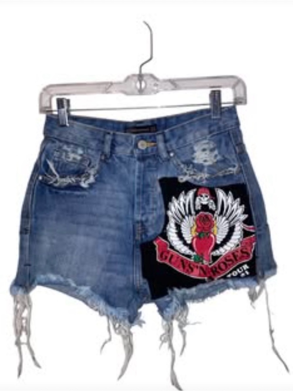 Zara Guns N’ Roses size 2 shorts